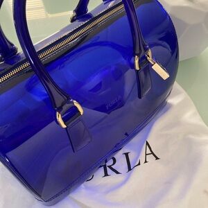 Furla Blue Candy Handbag